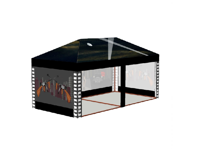 Тент палатка Чикаго 5x2,5 м