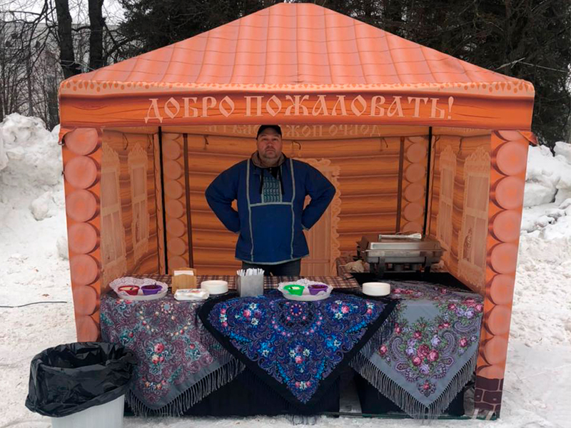 Тент палатка Домик 2,5x2,5 м