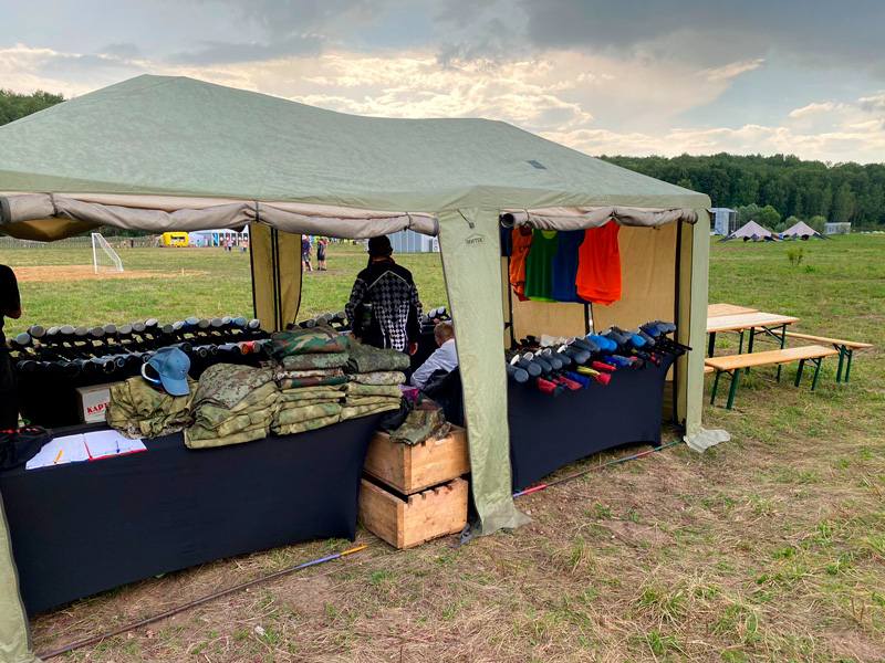 Тент палатка камуфляж 5x2,5 м