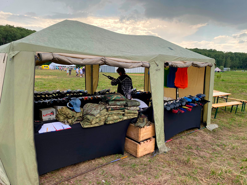 Тент палатка камуфляж 5x2,5 м