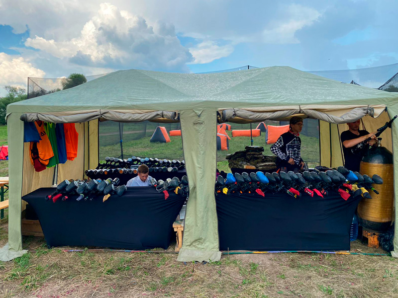 Тент палатка камуфляж 5x2,5 м