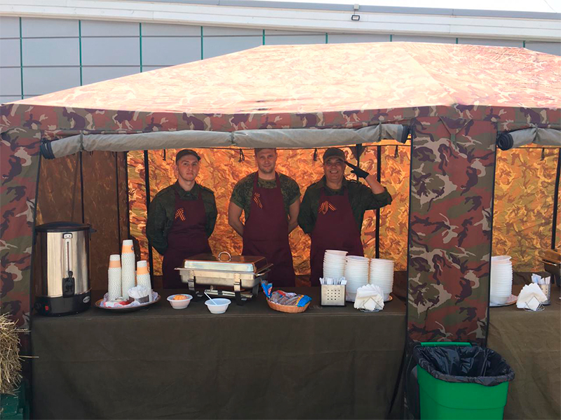 Тент палатка камуфляж 5x2,5 м