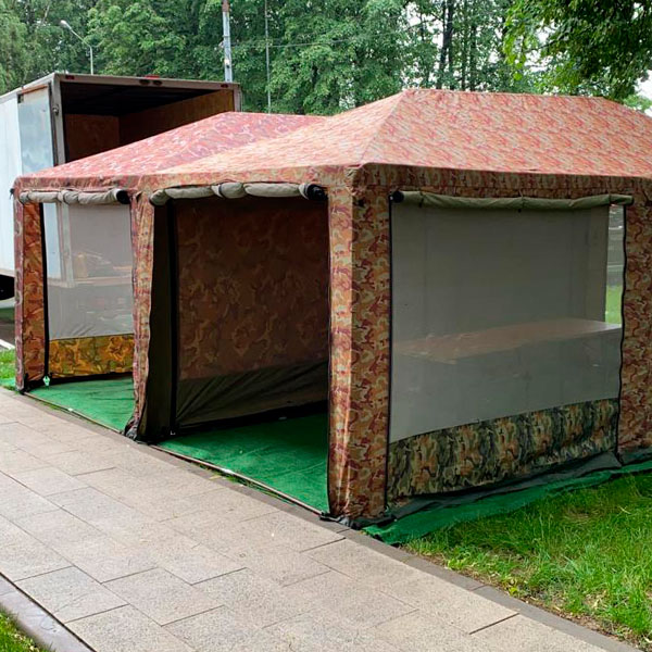 Тент палатка камуфляж 5x2,5 м