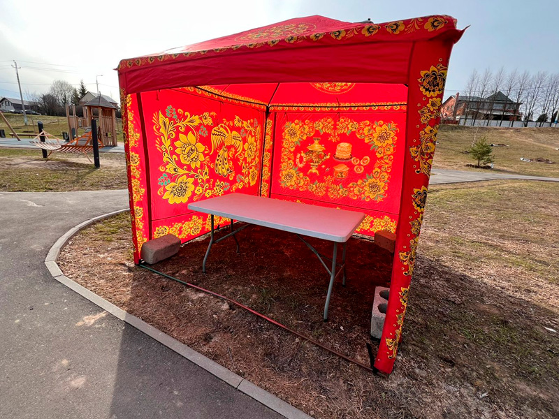 Тент палатка ярмарочная 2,5x2,5 м