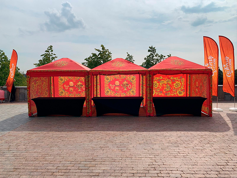 Тент палатка ярмарочная 2,5x2,5 м