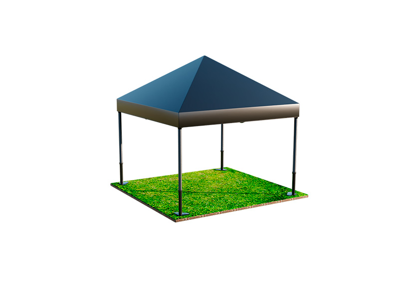 Тент Трансформер Чёрный 3x3м