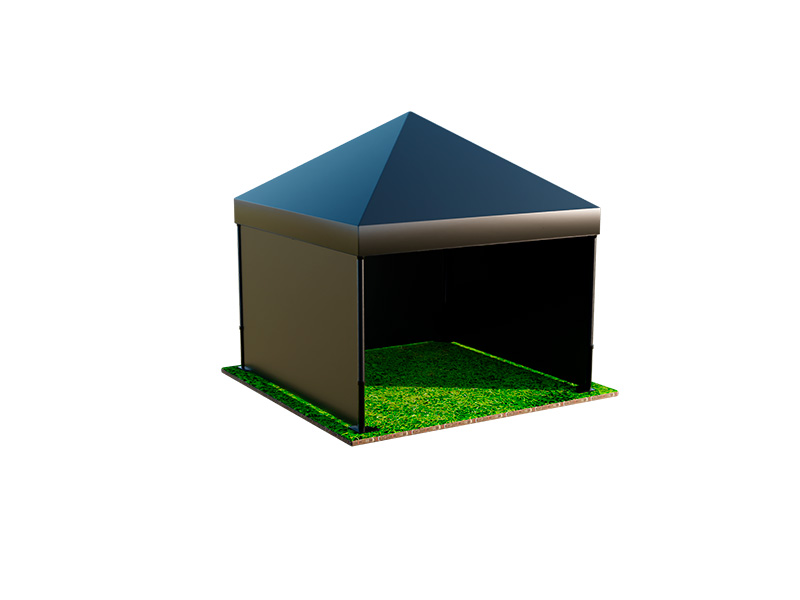 Тент Трансформер Чёрный 3x3м