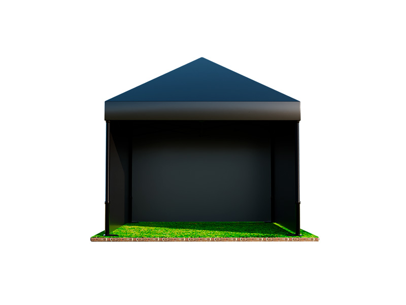 Тент Трансформер Чёрный 3x3м