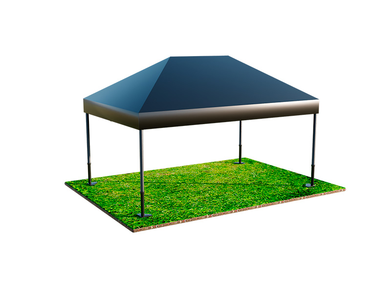 Тент Трансформер Чёрный 3x4,5м