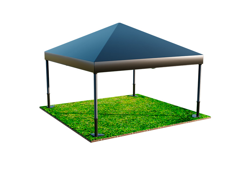 Тент Трансформер Чёрный 4x4м