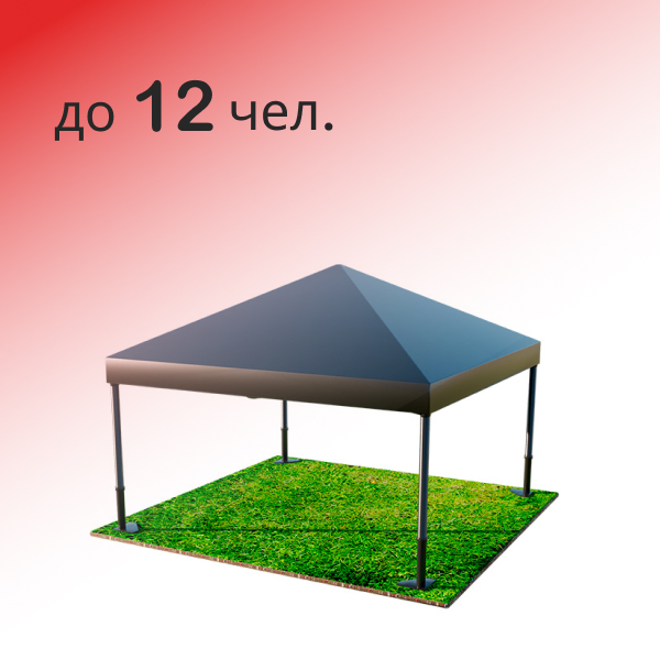 Тент Трансформер Чёрный 4x6м