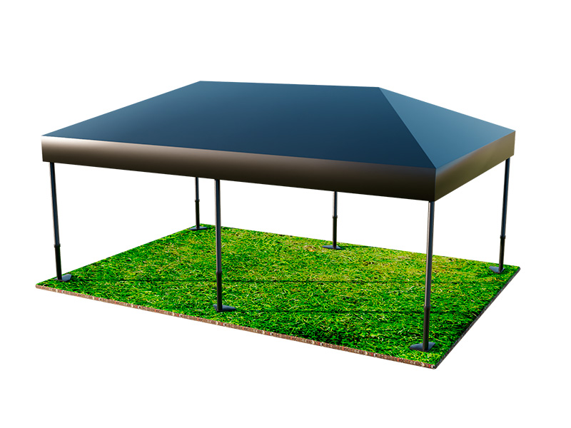 Тент Трансформер Чёрный 4x6м