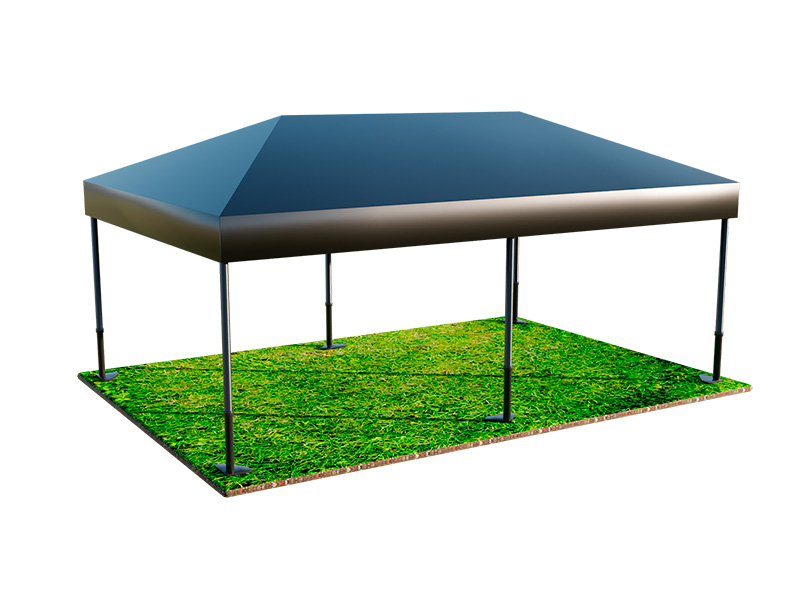 Тент Трансформер Чёрный 4x6м