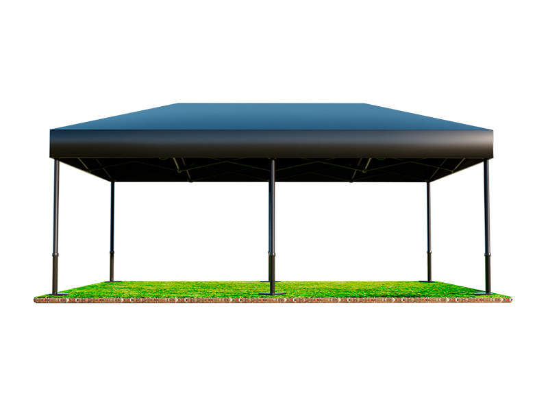 Тент Трансформер Чёрный 4x6м