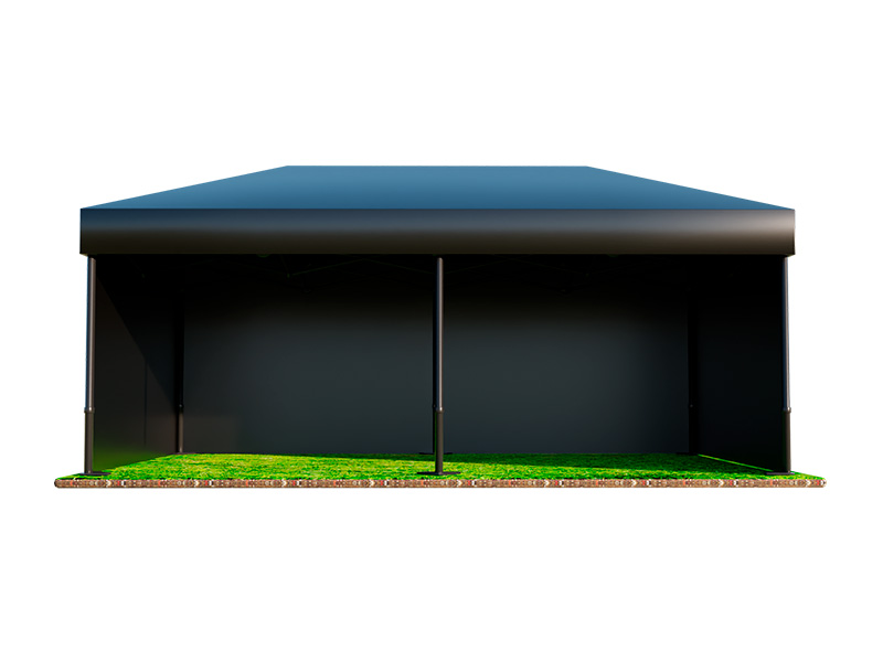 Тент Трансформер Чёрный 4x6м
