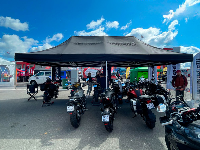 Тент Трансформер Чёрный 4x4м