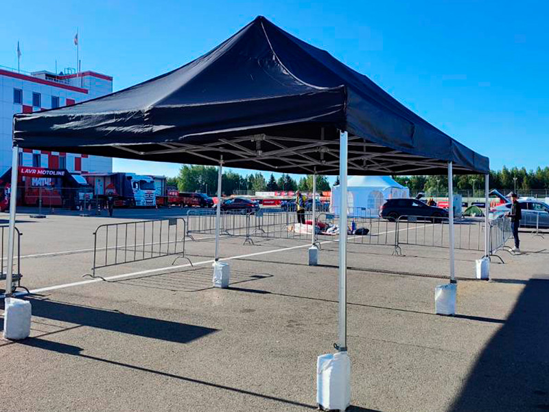 Тент Трансформер Чёрный 3x4,5м