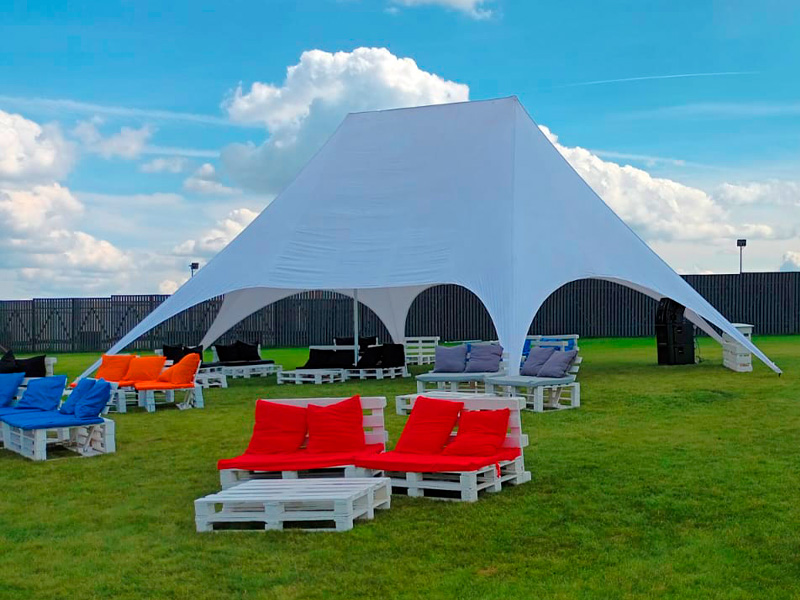 Тент Звезда двойной 135 кв.м