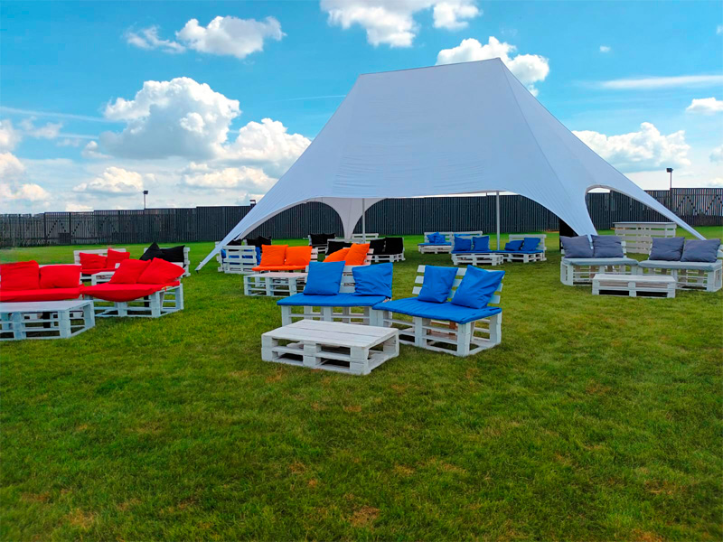 Тент Звезда двойной 135 кв.м