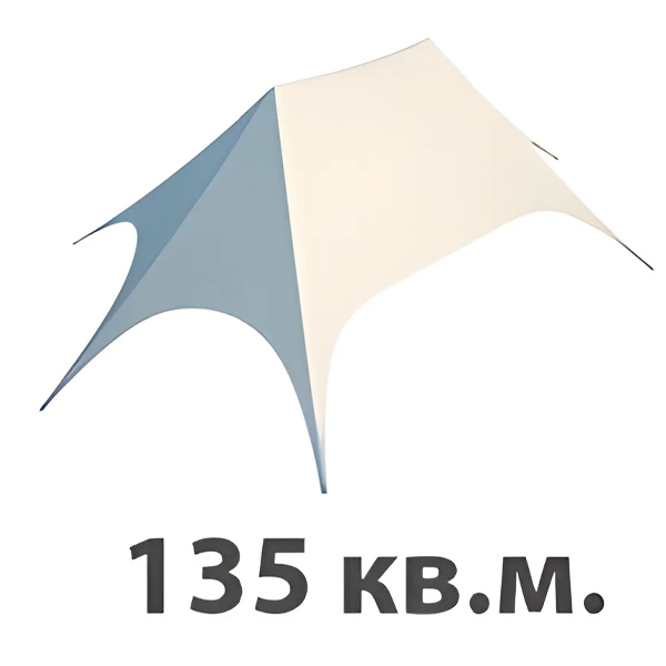 Тент Звезда двойной 135 кв.м