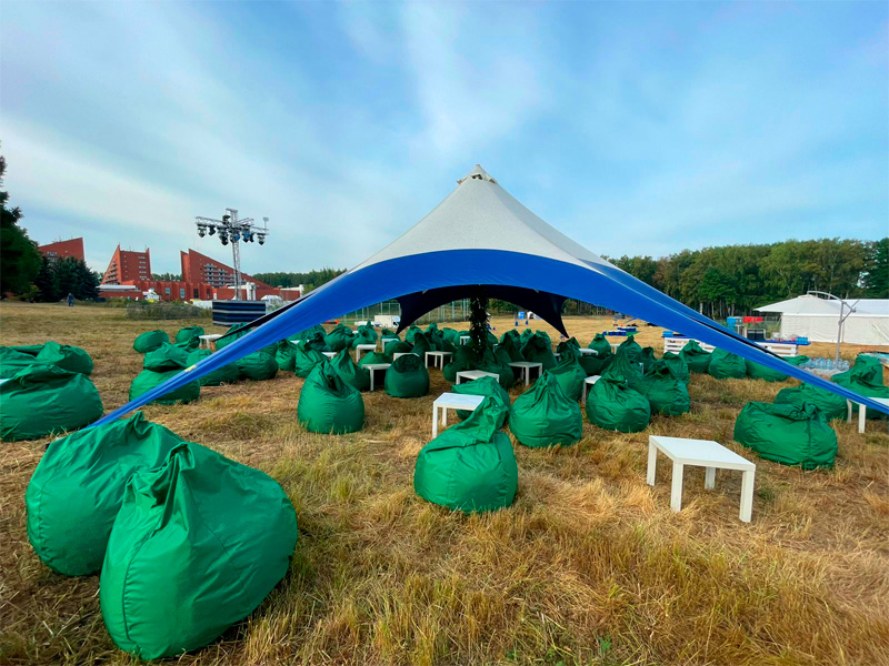 Тент Звезда 75 кв.м