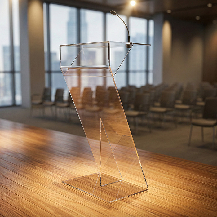 Трибуна из прозрачного пластика Selection