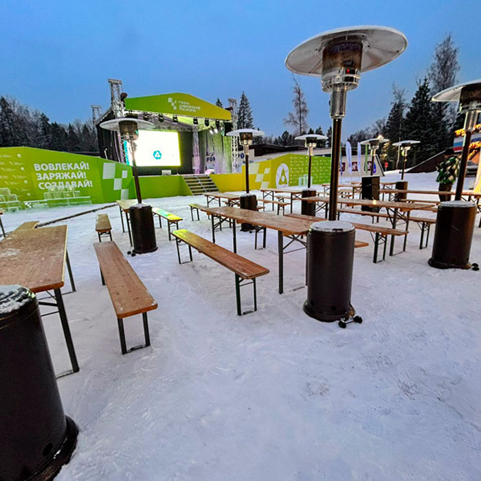 Уличный газовый обогреватель «Гриб»