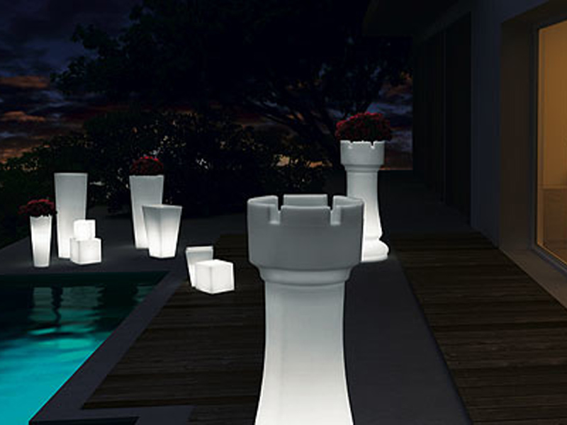 Вазон с светодиодной подсветкой