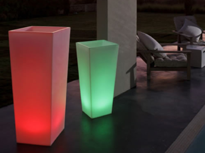 Вазон с светодиодной подсветкой