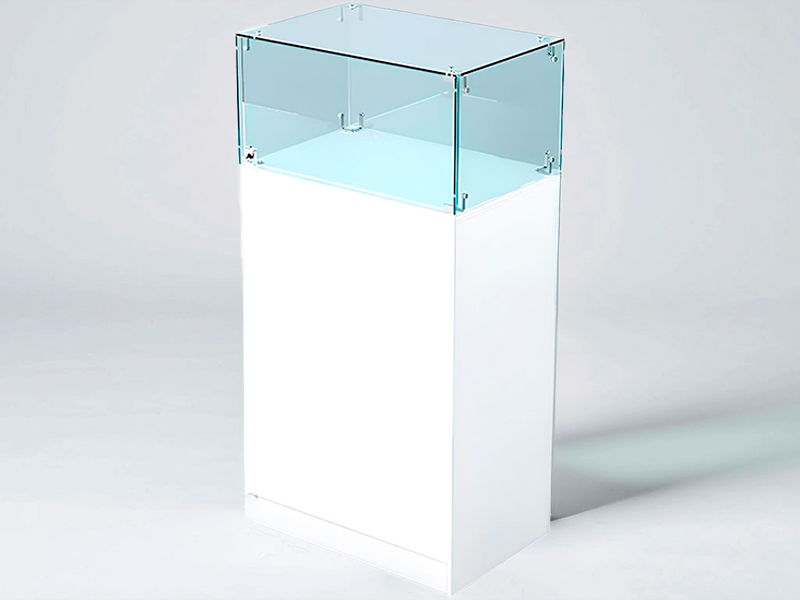 Витрина-подиум белая