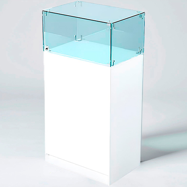 Витрина-подиум белая