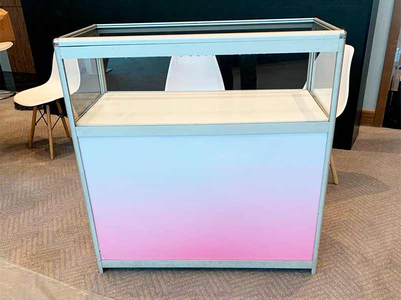 Витрина-прилавок белая