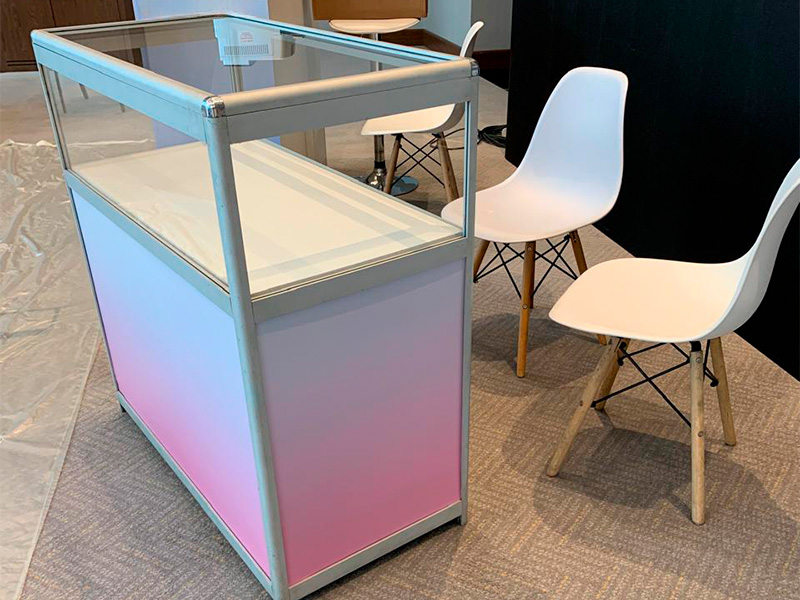 Витрина-прилавок белая