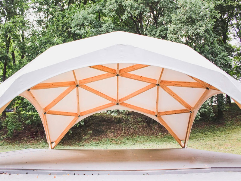 Деревянный шатер 6x6