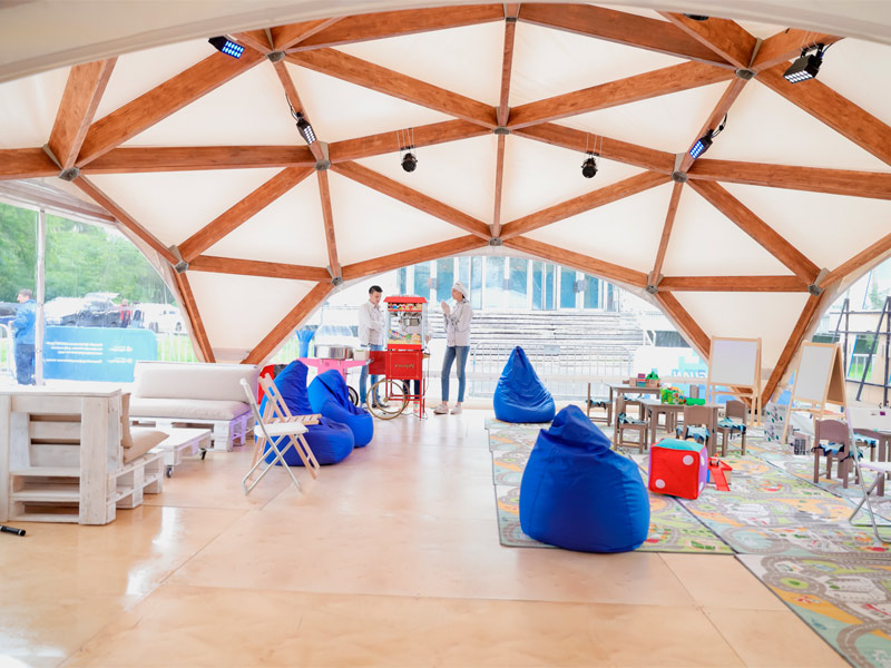 Деревянный шатер 6x6