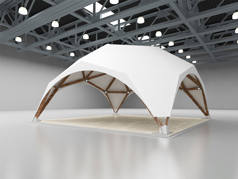 Деревянный шатер 8x8