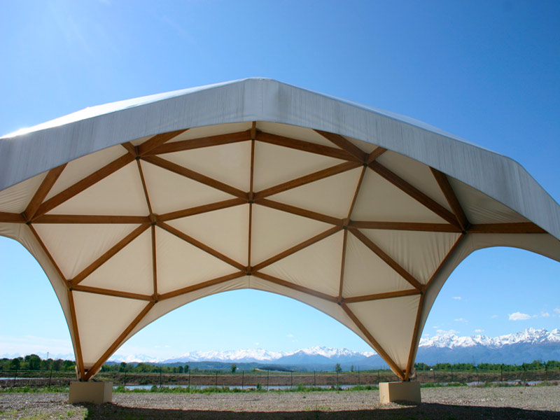 Деревянный шатер 8x8