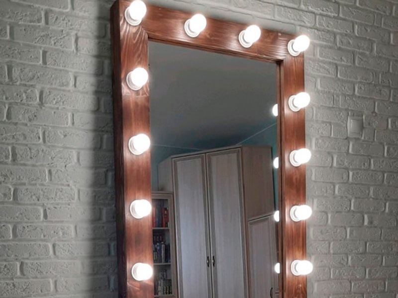 Зеркало Долина грёз коричневое