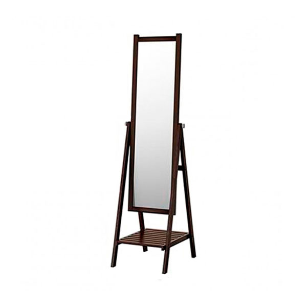 Зеркало из дерева коричневое Гарден