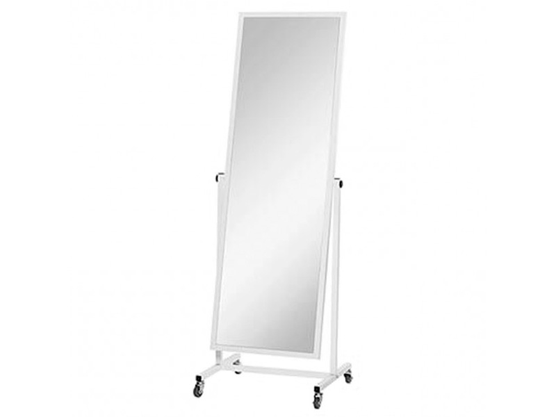 Зеркало напольное белое