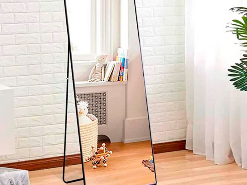 Зеркало напольное чёрное