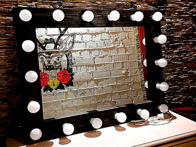 Зеркало Тёмное дерево