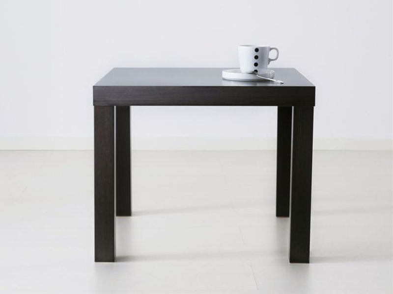 Стол журнальный Лакк 55x55 черный