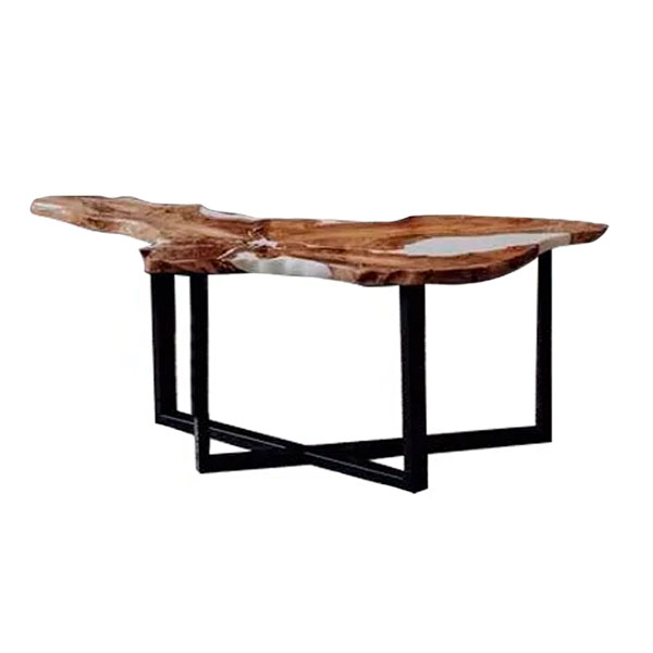 Журнальный стол из спила карагача