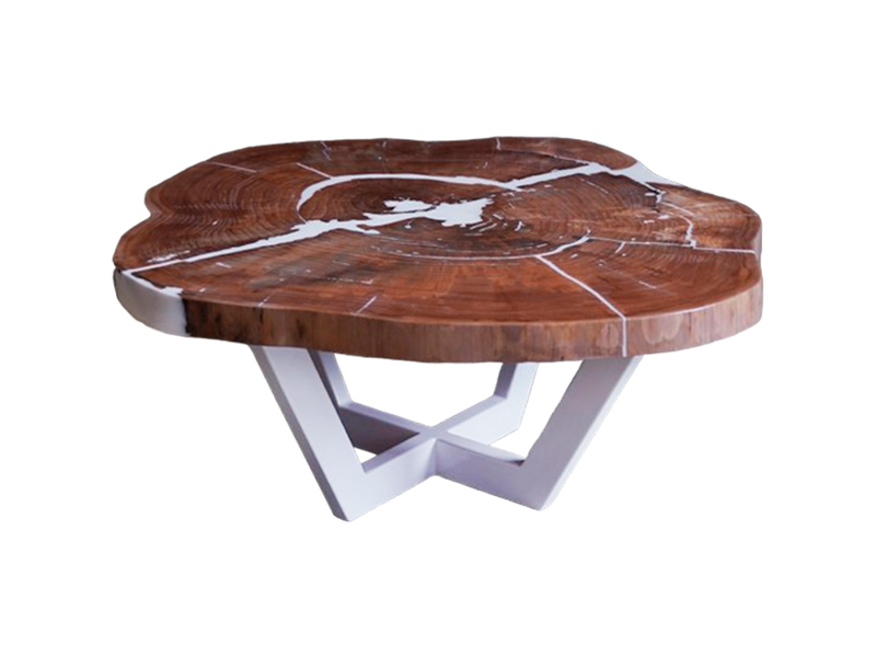 Журнальный стол со столешницей из дуба