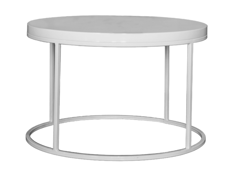 Журнальный столик Round White