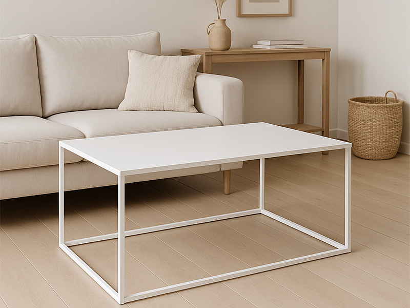 Журнальный стол Cube Long белый