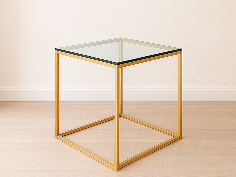 Журнальный стол Square со стеклянной столешницей