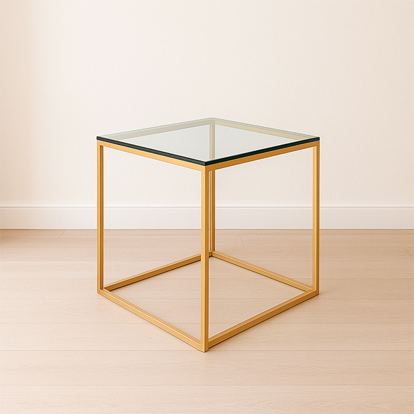 Журнальный стол Square со стеклянной столешницей