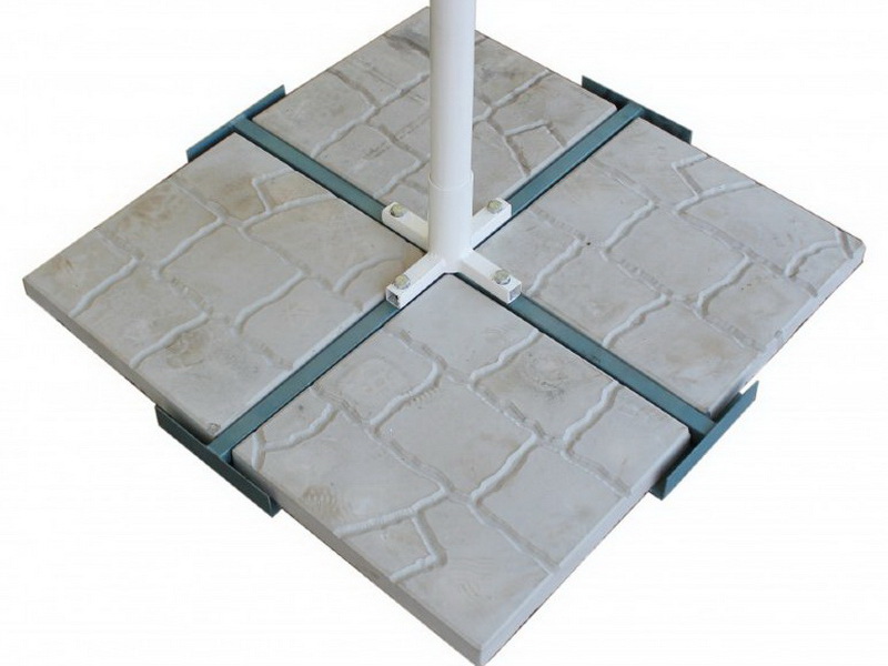 Зонт уличный 3x3 с центральной опорой (купол от 250 см)